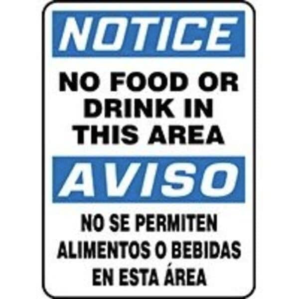 Accuform SPANISH BILINGUAL OSHA NOTICE SBMHSK838XL SBMHSK838XL - main